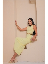 BLUSA  GOLA V REGATA (LV) - AMARELO