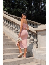 VESTIDO LONGO TRICOT - ROSA