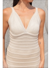 BLUSA  GOLA V REGATA (LV) - BRANCO